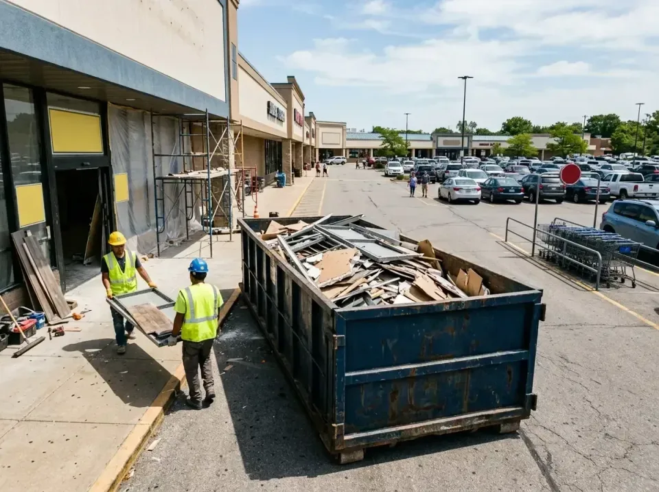 retail-store-renovation-debris-003 — frequently asked questions, Roll-off Dumpster Rentals in Severn, MD